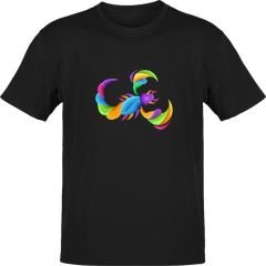 Akrep Burcu Renkli Sembol Siyah T-Shirt