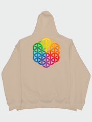 Yaşam Çiçeği Oversize Hoodie