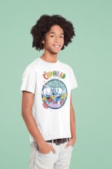 The Cuphead Show Beyaz T-Shirt