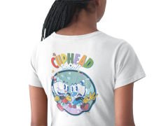 The Cuphead Show Beyaz T-Shirt