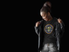 NBA Denver Nuggets Siyah T-Shirt