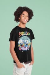 The Cuphead Show Siyah T-Shirt