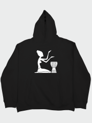 African Drum Player Oversize Hoodie