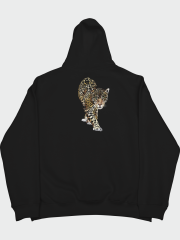 Leopar Oversize Hoodie