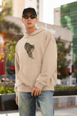 Leopar Oversize Hoodie
