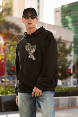 Leopar Oversize Hoodie