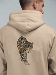 Leopar Oversize Hoodie