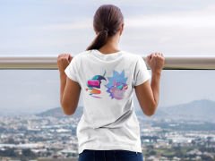 Rick And Morty Bender Beyaz T-Shirt