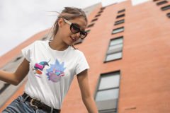 Rick And Morty Bender Beyaz T-Shirt
