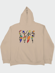 Dancing Africans Oversize Hoodie