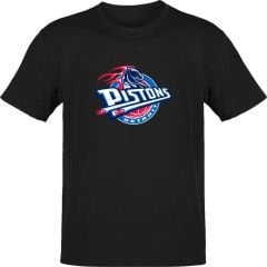NBA Detroit Pistons Siyah T-Shirt