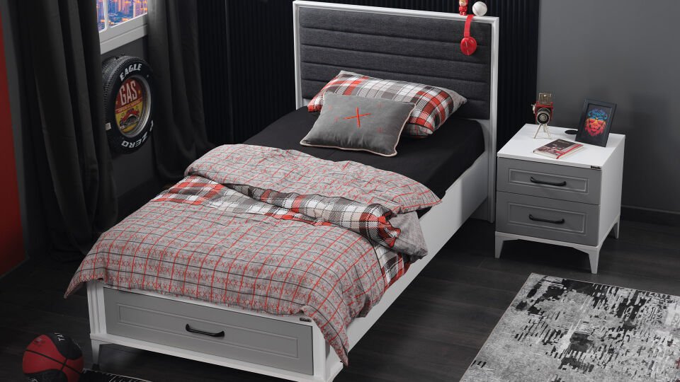 SILVIA BEDSTEAD WITH DRAWER 120x200