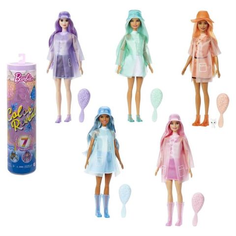 Barbie Color Reveal Sürpriz Barbie Yağmura Hazır Bebekler HDN71