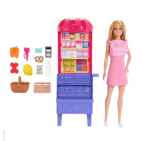 Barbie And Teresa Recipe For Friendship Malibu Markette Bebek Ve Oyun Seti JCT05