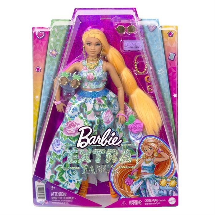 Barbie Extra Fancy Çiçekli Kostümlü Bebek HHN14