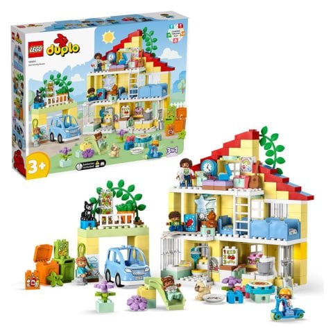 LEGO Duplo Kasabası 3’ü 1 Arada Aile Evi 10994