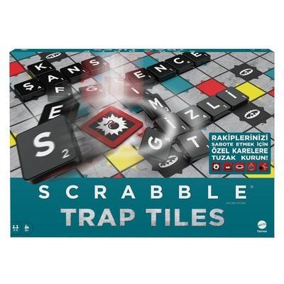 Scrabble Trap Tiles Kutu Oyunu HMD14