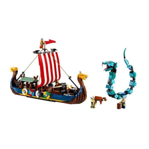 LEGO Creator Viking Gemisi ve Midgard Yılanı 31132