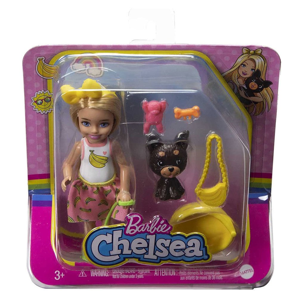 Barbie Chelsea Bebek ve Hayvan Dostu Oyun Setleri HGT08-HGT11