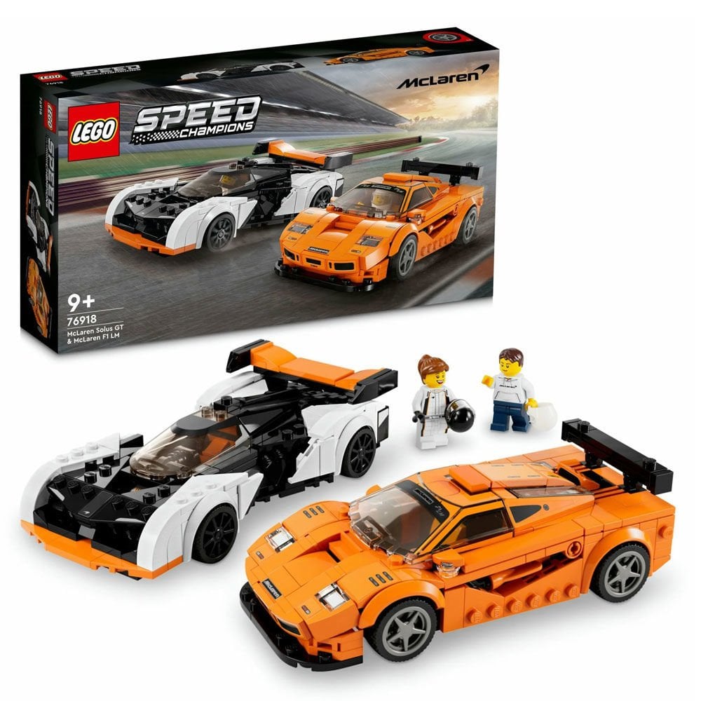 LEGO Speed Champions McLaren Solus GT ve McLaren F1 LM 76918