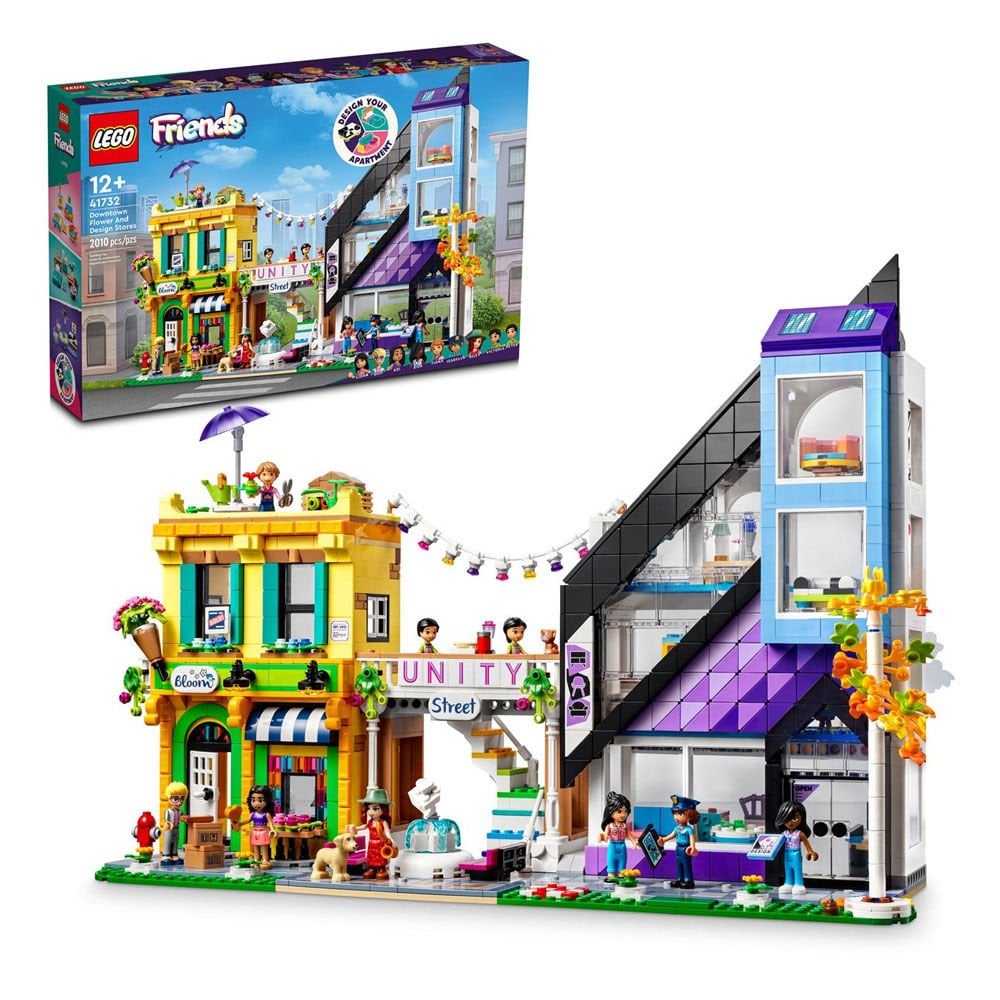 LEGO Friends Şehir Merkezi Çiçek ve Tasarım Dükkanları 41732