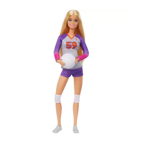 Barbie Articulated Sports Doll Volleyball HKT71-HKT72