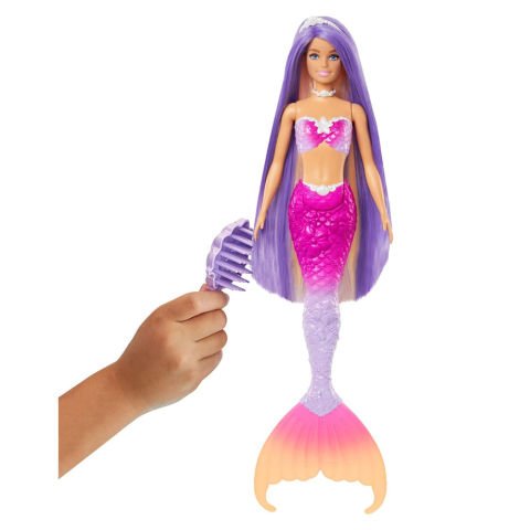 Barbie Renk Değiştiren Deniz Kızı ve Aksesuarları HRP97