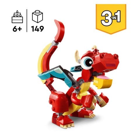 LEGO Creator Kırmızı Ejderha 31145