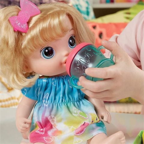 Baby Alive Bebeğimle Eğlenceli Yudumlar Sarışın F7356