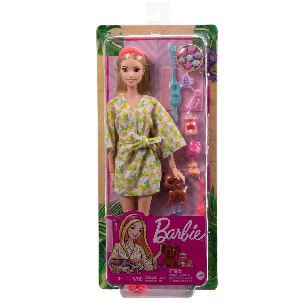 Barbie Wellness Barbie nin Spa Günü Bebekleri GKH73-HKT90