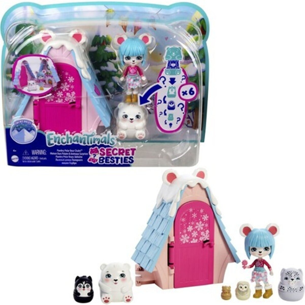 Enchantimals Secret Besties Bebek ve Ev Oyun Seti GTM46-GTM50