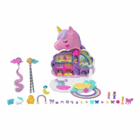 Polly Pocket Tek Boynuzlu Atın Gökkuşağı Salonu HKV51