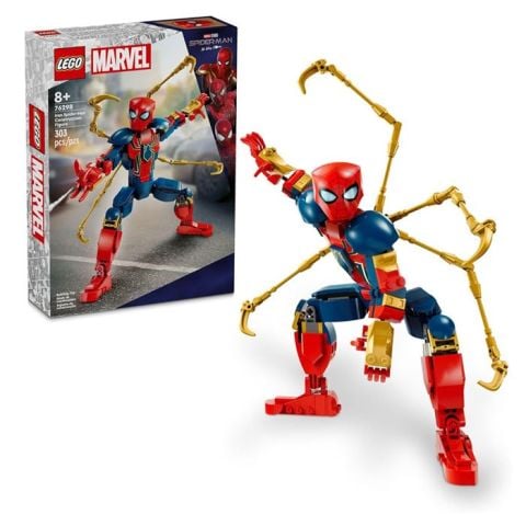 LEGO Super Heroes Marvel Iron Örümcek Adam Yapım Figürü 76298