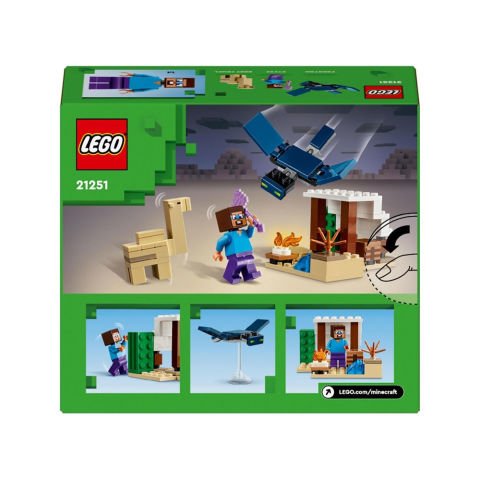 LEGO Minecraft Steve'İn Çöl Keşfi 21251