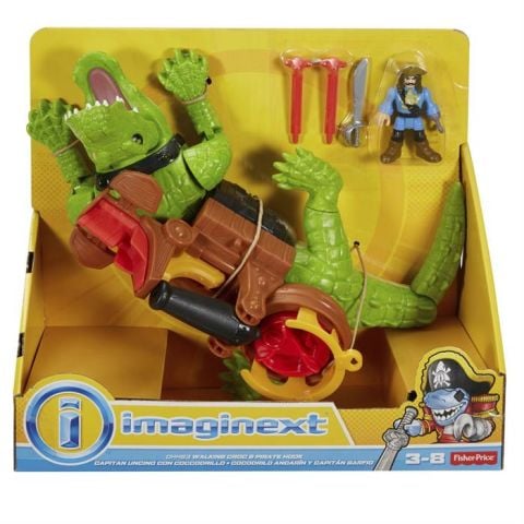 Imaginext Yürüyen Timsah ve Korsan Hook DHH63