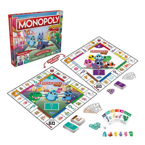 Monopoly Junior 2'si 1 Arada F8562