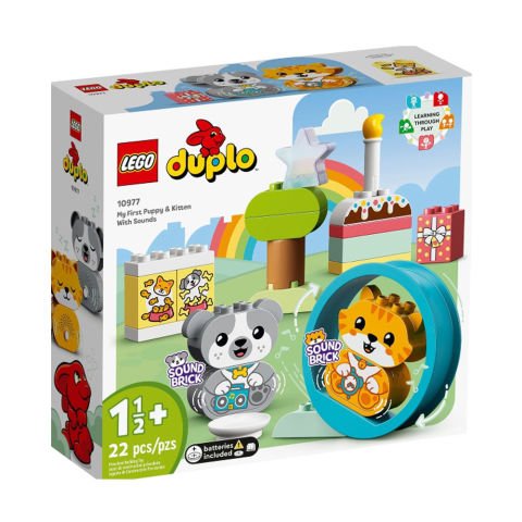 LEGO Duplo Sesli İlk Yavru Köpeklerim ve Yavru Kedim 10977