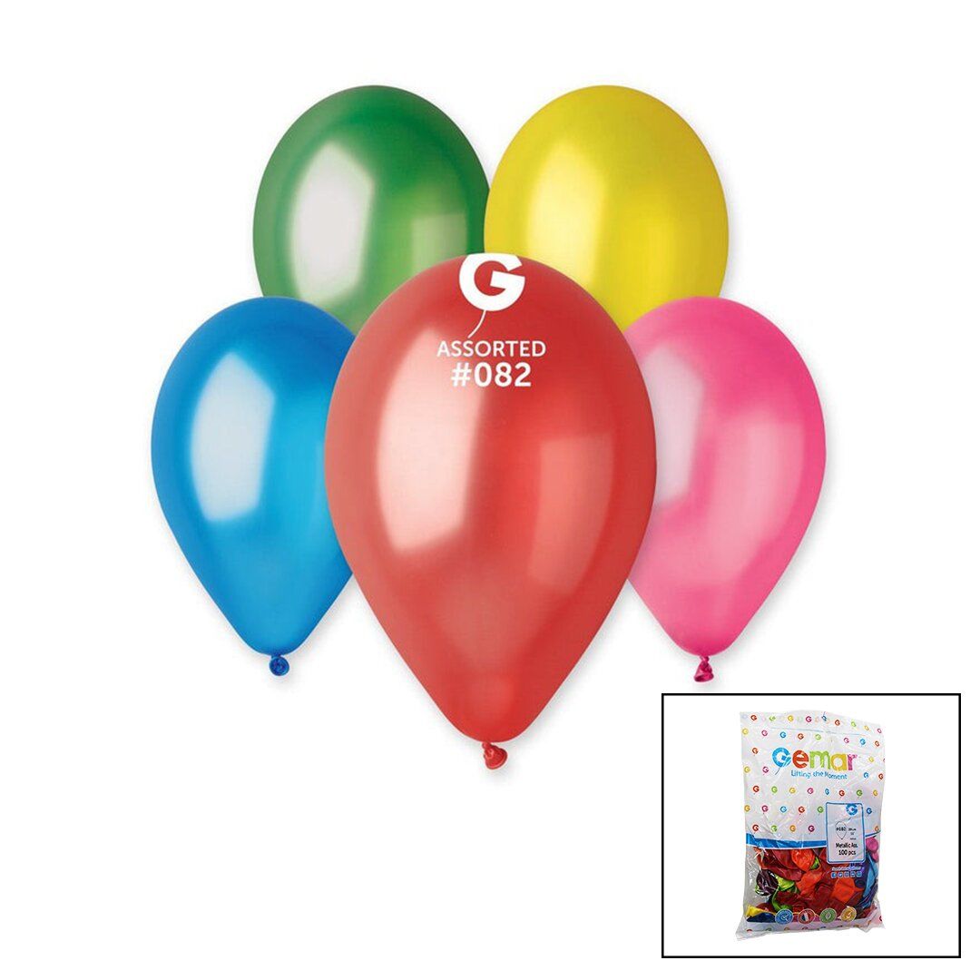 GEMAR GM-110-82 ( METALİK & KARIŞIK ) BALON ( 11'' & 28CM & 100PCS )*1X50