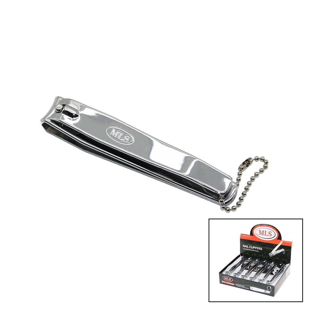MLS NAIL CLIPPERS NO-318 ( BÜYÜK AĞIZ & UZUN=9.5CM ) TIRNAK MAKASI*12X30