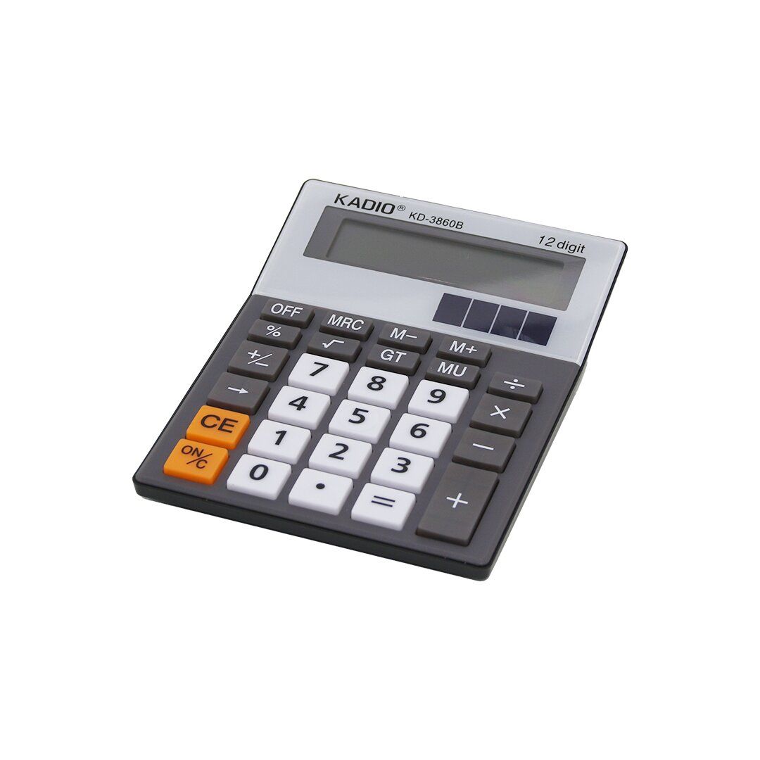 KADIO KD-3860B ( 12 HANELİ ) ELEKTRONİK  HESAP MAKİNESİ*150