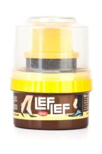 NURİ LEFLEF ( HAZIR ) ( CİLALI SÜNGERLİ ) ( K.KAHVE ) KREM AYAKKABI BOYASI 60ML*12X6