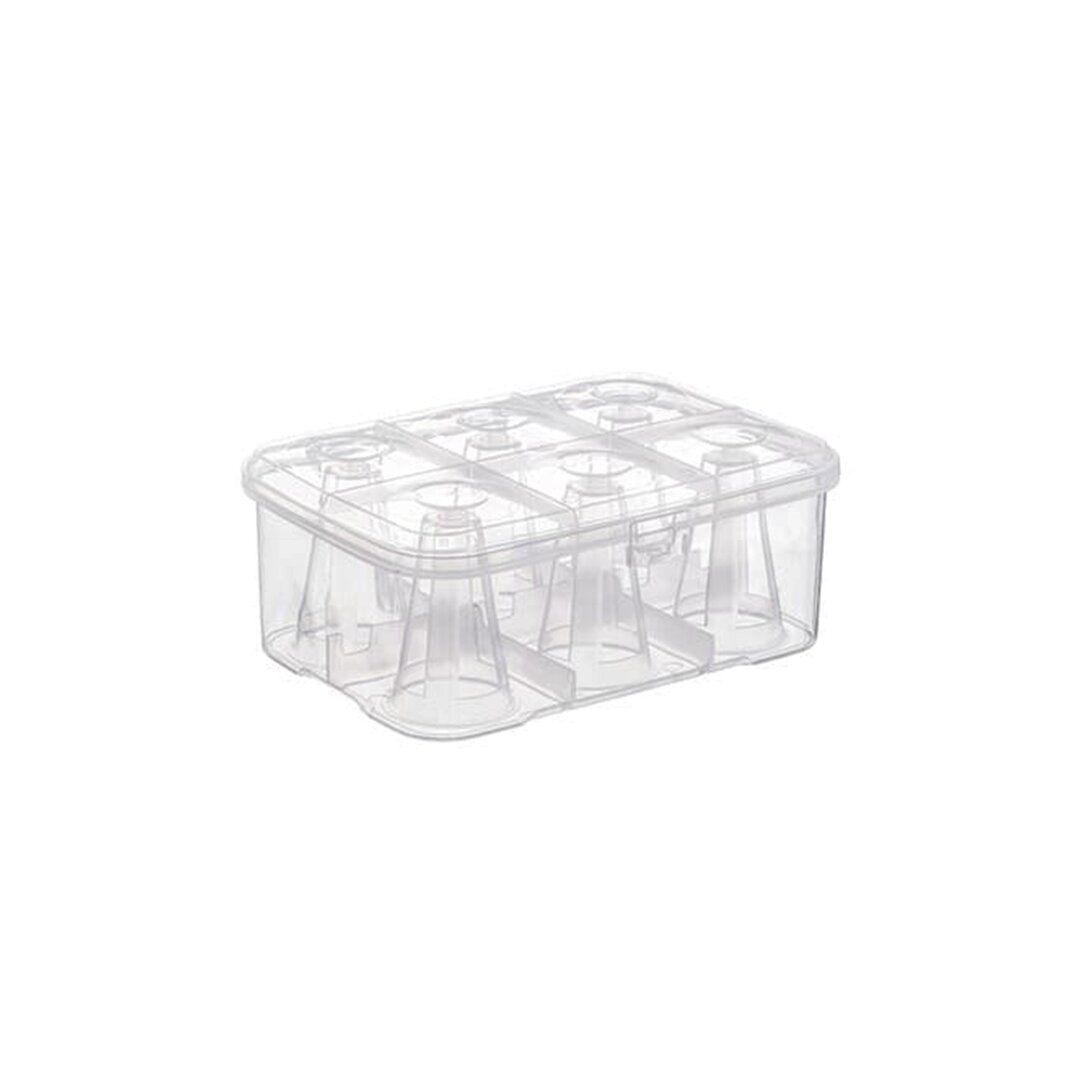 URVE UR-3370 ( 6LI ) ( ÇAY BARDAK ) TAŞIMA APARATI ( ŞEFFAF PLASTİK )*24