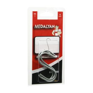 MEDALYAN DL-30 ( NO-1 & KÜÇÜK ) ( S ) KANCA ( 4PCS )*12X10