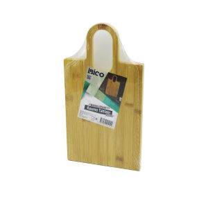 İBİCO İ22-224 ( DİKDÖRTGEN=22X38CM )AHŞAP BAMBU KESİM PANOSU & KESME TAHTASI( OVAL KULPLU ) *24