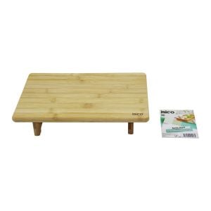 İBİCO İ22-226 ( DİKDÖRTGEN ) ( AYAKLI ) (MİNİ SOFRA MODEL=32X21.5CM ) BAMBU AHŞAP KESİM PANOSU*24
