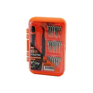 KINETEX KTX-3148 ( 21İN1 ) BİTS TORNAVİDA SETİ ( 18PCS UÇ + 1-T.VİDA SAPI + 1-CIMBIZ + 1-PLASTİK ÇİFT TARAFLI KAZIMA ALETİ )*10X12