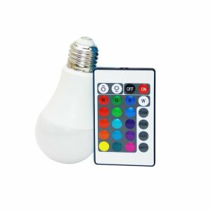 ELİTLED EL-01Y ( 9W=60W & E27 ) ( RGB & KUMANDALI ) LED AMPUL ( 800LM )*25=K