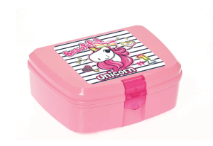 DESENLİ BESLENME KUTUSU LUNCH BOX - UNİCORN *24