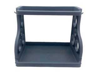 ELEGANCE ÇELİKAYNA K-629 ( GRİ ) MUTFAK TEZGAH ÜSTÜ DÜZENLEYİCİ ORGANİZER*12