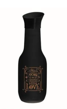 1 LT KİTCHEN LOVE DESENLİ KARAF *12